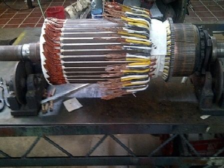 Armadura de motor DC 100 HP